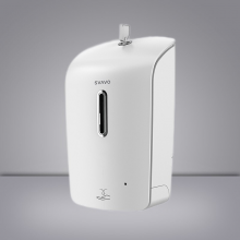 瑞沃（SVAVO） PL-151055白色卫生间挂件壁挂洗手液盒自动感应给皂器酒店浴室手动沐浴露皂液器 (滴液款)