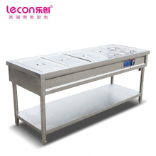 乐创（lecon）商用组装六格打餐台 LC-J-LDC02
