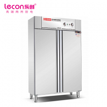 乐创 lecon 加厚不锈钢 立式双门900L标准盘大容量厨具餐具消毒柜LC-J-XD910B