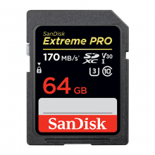 闪迪64GB SD存储卡  U3 C10 V30 4K 至尊超极速版