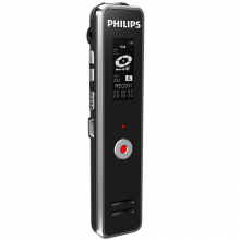 飞利浦（PHILIPS）录音笔VTR5010 8G 会议录音转文字 微型便携 高清降噪 录音器 黑色