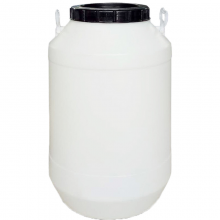 鸿正 塑料桶 带盖塑料水桶 50L 直径40cm高57cm /个（桶盖黑白随机） 定制