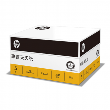 惠普（HP）天天纸高白复印纸 500张/包 5包/箱 A3 80G