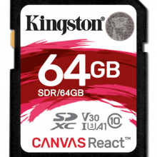 金士顿 64GB SD卡 100MB/S 