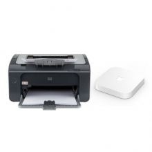 惠普（HP） P1106黑白激光打印机&小白学习盒子套装 AI智能打印