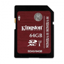 金士顿 SDA3 SD卡存储卡中国红 64G (单位:个) 红