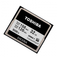 东芝 CF-032GTR8A CF卡存储卡 32GB (单位:个) 银色