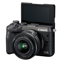  佳能(Canon) EOS M6 微单套机 黑色（EF-M 15-45mm f/3.5-6.3 IS