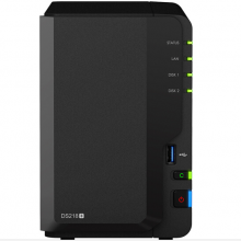 群晖（Synology）DS218+ 2盘位 NAS网络存储服务器 （无内置硬盘）