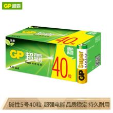 超霸（GP）5号碱性电池干电池40节装 AALR6