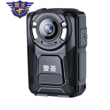 警圣 J5执法记录仪高清1440P红外夜视别针激光GPS定位隐形录音拍照便携式现场专业微型摄像机64G