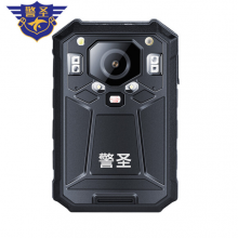 警圣 J2执法记录仪高清1296P红外夜视激光定位移动侦测肩夹微型便携式迷你隐形专业现场记录仪128G版