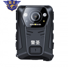 警圣 J1执法记录仪高清红外夜视1296P激光定位微型语音播报移动侦测便携式肩夹隐形现场专业摄像机128G版