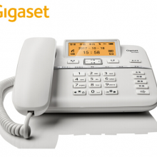 GigasetDA760A录音电话机/内置16G卡固定电话机座机白