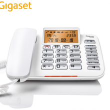 集怡嘉（Gigaset） 电话机座机 固定电话 大屏幕 一键扩音 DA580白色