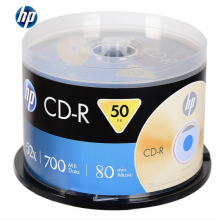 惠普（HP） CD-R 光盘/刻录盘 空白光盘 52速700MB 桶装50片
