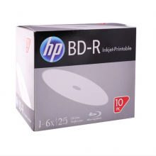 惠普HP 6X BD-R 25GB蓝光刻录盘 空白光盘 可打印 盒装 10片厚盒装