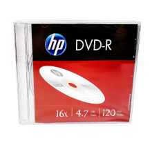 惠普HP 16速 dvd 空白光盘 4.7g 刻录盘 单片盒装 空白光盘碟片 DVD-R 单片盒装 10张