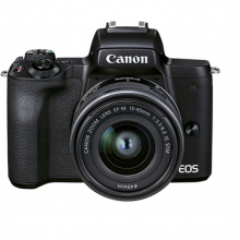 佳能（Canon）EOS M50 Mark II M50二代 微单相机 数码相机 黑色（15-45 微单镜头）Vlog相机 4K 视频拍摄