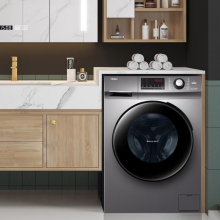 海尔（Haier）滚筒洗衣机 10KG洗烘一体 BLDC变频电机XQG100-HB106C