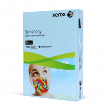 施乐（Xerox）中蓝色 80g A4 彩色复印纸 500张/包(500张)