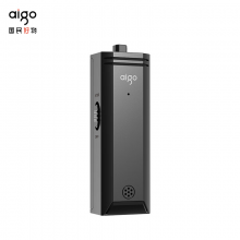 爱国者aigo录音笔R2202 16G 一键录音智能商务录音器专业录音高清降噪录音笔 黑色