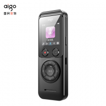 爱国者 aigo 录音笔R3318 16G 一键录音声控录音专业高清远距降噪录音器  商务黑
