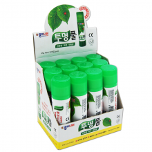 得力 南韩办公透明胶棒35g