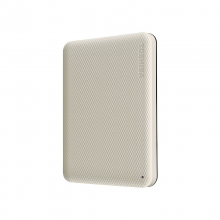 东芝(TOSHIBA) 4TB 移动硬盘 V10系列 USB3.2 Gen1 2.5英寸 机械硬盘 米白 兼容Mac 密码保护 轻松备份