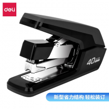 得力（deli） 订书机12号商务耐用省力型订书器 加厚型/随机0371
