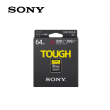 索尼（SONY）64GB SD存储卡 SF-G64T/T1 SF-G系列 TOUGH规格三防卡 读取300MB/S写入299MB/S 相机内存卡