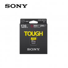 索尼（SONY）128GB SD存储卡 SF-G128T/T1 SF-G系列 TOUGH规格三防卡 读取300MB/S写入299MB/S 相机内存卡