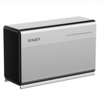 忆捷（EAGET）24TB 移动硬盘桌面式存储Type-C3.1高速双盘大容量存储 3.5英寸