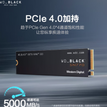 西部数据（WD）SSD固态硬盘 M.2接口 SN770 PCIe4.0台式机笔记本电脑游戏硬盘 AI电脑配件 SN770 2TB