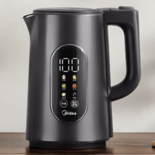 美的（Midea）电热水壶烧水壶316L不锈钢热水壶 1.7升恒温电水壶