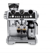 德龙（Delonghi）银骑士冷萃半自动EC9865咖啡机研磨一体家商用意式银色
