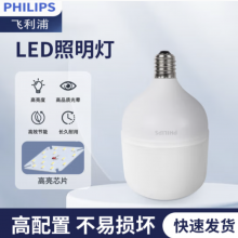 飞利浦（PHILIPS）恒亮型LED灯泡中低天棚灯大功率节能照明球泡E27螺口40W白光（6500K）