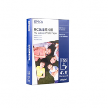 爱普生（EPSON） S450386 RC光泽照片纸 6英寸/4R/100张