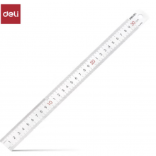 得力(deli)30cm不锈钢直尺