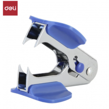 得力(deli)12#高效便捷起钉器 带安全锁 办公用品 蓝色0231