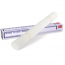 得力(deli)3850财务装订机专用透明装订铆管Φ4.8*300mm(100根/盒)