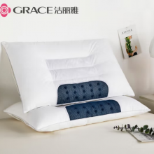洁丽雅（Grace）枕芯荞麦枕头颈椎枕星级酒店草本枕头芯 单边磁石+荞麦 单只装