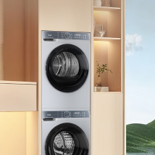 海尔（Haier）初色滚筒洗烘套装 10KG 全自动洗衣机+热泵烘干机 除菌除螨  25JS+25JS