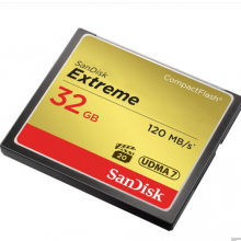 闪迪（SanDisk）32GB 读速120MB/s至尊极速CompactFlash存储卡 UDMA7