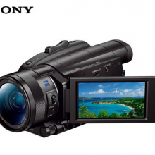 索尼（SONY）FDR-AX700 4K HDR民用高清数码摄像机 家用/直播1000fps超慢动作