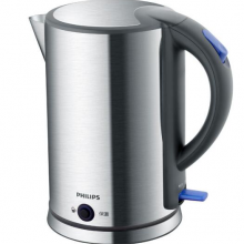飞利浦（PHILIPS）电水壶 304不锈钢1.7L大容量带PTC保温功能 HD9319/21