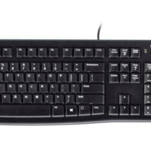 罗技（Logitech）K120有线USB键盘 家用办公电脑笔记本通用U口键盘 黑色