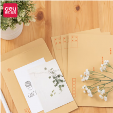 得力(deli)10张7号牛皮纸信封3426