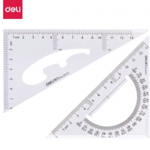 得力6415三角套尺13cm