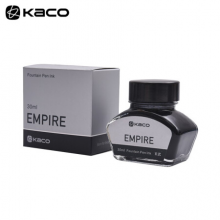 KACO瓶装钢笔墨水30ML 非染料型墨水钢笔彩墨 玄武（黑色）